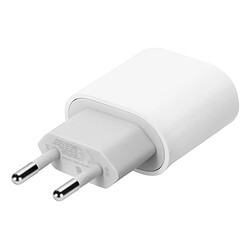 Chargeur mural USB Type C Fast Charge Power Delivery 18W Original Apple Blanc