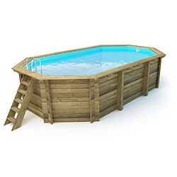 Habitat Et Jardin Piscine bois Cancun - 6.53 x 4.41 x 1.45 m