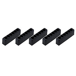 Acheter 5pcs Tournevis Porte Douille Bloc Douille Pour 6 Angles En Plastique 6 Trous Noir