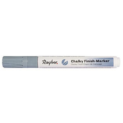 Rayher Marqueur-craie à pointe ronde 2-4 mm Chalky Finish - Bleu-gris