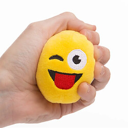 Totalcadeau Petite balle antistress émoticône en peluche - Anti Stress Emoj pas cher Petite balle antistress émoticône en peluche - Anti Stress Emoj