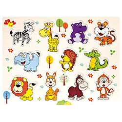 Bino 88116 Safari Peg Puzzle