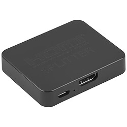 Multiplicateur de signaux vidéo HDMI à 2xHDMI 1.4b 4K et port d'alimentation Lanberg Micro USB 