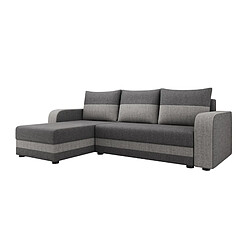 Acheter Bestmobilier Harvey - canapé d'angle réversible - convertible - avec coffre - en tissu - 4 places - style contemporain