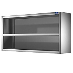 Mastro Armoire Inox Murale Ouverte - Profondeur 400 mm - Virtus 