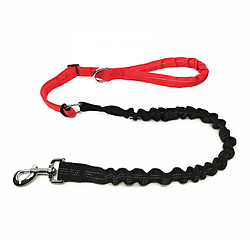 Universal Large laisse pour chien résistant à l'explosion Corde amortisseuse élastique Guide pour animaux de compagnie Large laisse pour chien Entraînement Traction réflexe en deux parties