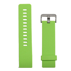 Wewoo Bracelet vert pour WatchBit Fitaz Blaze Watch en silicone à texture oblique, grande taille, longueur: 17-20cm