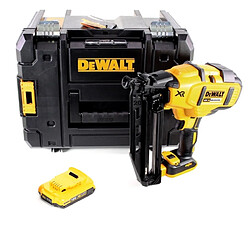 DeWalt DCN 660 18 V Brushless Cloueur de finition sans fil + Boîtier TSTAK VI + 1x Batterie DCB 183 2,0 Ah - sans Chargeur