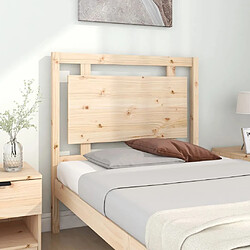 Avis Maison Chic Tête de lit scandinave pour lit adulte,Meuble de chambre 95,5x4x100 cm Bois massif de pin -MN92744