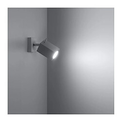 Avis Luminaire Center Applique murale MERIDA acier blanc 1 ampoule