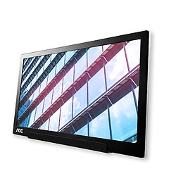 AOC 01 Series I1601P écran plat de PC 39,6 cm (15.6") 1920 x 1080 pixels Full HD LED Argent, Noir