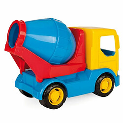 Wader 35313 35313-Tech Truck Bétonnière avec Tambour Rotatif et axe en Acier Solide Multicolore 23,5 x 11,5 x 17 cm À partir de 12 Mois 