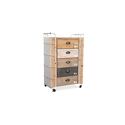 Acheter ICONIK INTERIOR Commode en Bois - Design Industriel - Joy Bois naturel