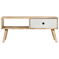 Avis Maison Chic Table basse,Table Console Table d'appoint, Table pour salon 90x50x40 cm Bois de manguier massif -MN41207