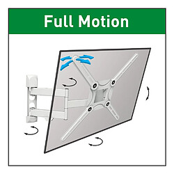 Barkan 3400 W VESA jusqu'à 400 x 400 mm Rotation, Pliable, pivotant et inclinable Support Mural pour 29?165,1 cm/74?165 cm Plat/téléviseur incurvé