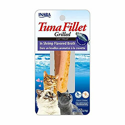 INABA Friandise pour Chat Filet de Thon et crevette - 15 g