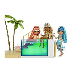 Avis Rainbow High - Coffret de Jeux et Accessoires - Beach Club et Piscine Lumineuse