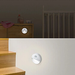 Avis Universal Blanc 1 watt demi-lune forme chambre chevet LED corps humain détecteur de lumière