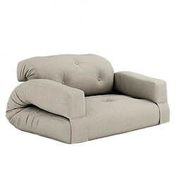 Inside 75 Canapé futon standard convertible HIPPO SOFA couleur lin 