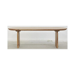 Avis Aubry Gaspard Banc en acacia naturel L 160.