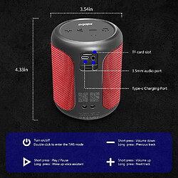 Avis Yonis Enceinte Bluetooth Portable Étanche IPX6 TWS 15W