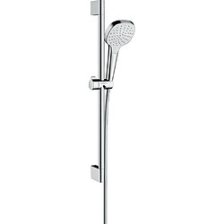 Hansgrohe - Set de douche 1 jet Croma Select E avec barre Unica'C 65 cm blanc/chromé