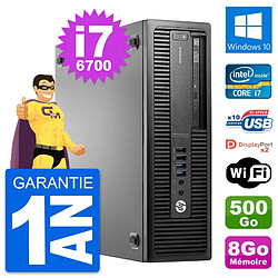 PC HP EliteDesk 800 G2 SFF Intel i7-6700 RAM 8Go Disque 500Go Windows 10 Wifi · Occasion 