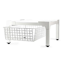 Avis NEDIS Support lave-linge et sèche-linge + Panier de rangement 200 kg Blanc