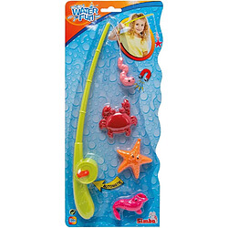 Simba Toys Jouet de pêche magnétique Canne à pêche 36 cm 