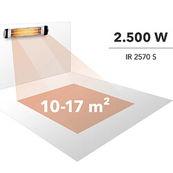 Acheter TROTEC Réglette infrarouge IR 2570 S, 2500 watts, chauffage de terrasse, chauffage d'extérieur, chauffage d'appoint