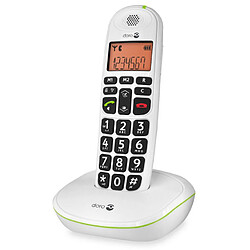 Téléphone sans fil dect blanc sans répondeur - phoneeasy100w - DORO