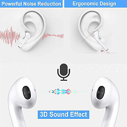 Avis Universal Écouteurs sans fil Écouteurs Bluetooth 5.0 Bouchons d'oreille, Bouchons d'oreille tactiles (IPX7) Basse imperméable 3D Stéréo Sport Microphone Casque 20H Musique Kit mains libres pour Apple//Pro