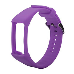 Wewoo Bracelet pour montre connectée Dragonne Sport en silicone POLAR A360 / A370 Violet