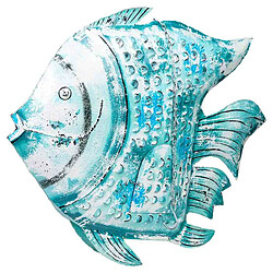 Figurine Décorative Alexandra House Living Bleu Bois de manguier Poisson 15 x 83 x 107 cm 