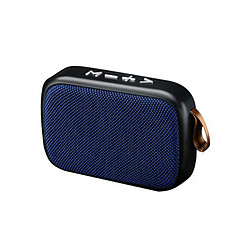 LUUCOZK G2 Sound Box Support U Disk TF Card ABS Bluetooth 4.2 HiFi Haut-parleur de voyage pour musique - Bleu