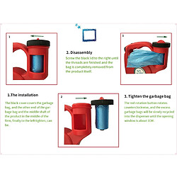 Avis Universal Entraînement pratique à la laisse de chien rétractable, corde de traction allongée, sac poubelle, corde de traction rétractable automatique, fournitures pour animaux de compagnie | Traction