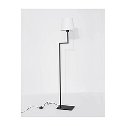 NOVA LUCE Lampadaire FLEX Blanc & Sable Noir LED E27 12 W