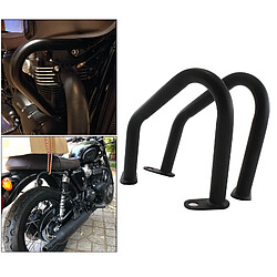 Acheter 2 pièces Noir Moto Garde Moteur Crash Bars pour Triumph Bonneville T100 T120 16-19