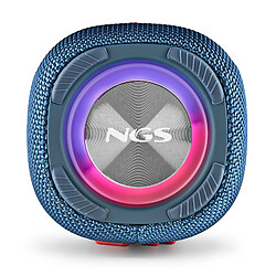 NGS ROLLER NITRO 3 BLUE: Enceinte compatible Bluetooth 5.0 avec LEDS résistante aux éclaboussures (IPX5). 30W. BT/USB/TF/AUX IN-TWS. Couleur Bleu pas cher