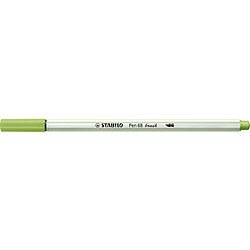 STABILO Feutre pinceau Pen 68 brush, vert pistache () 