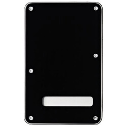 3-Ply Black Stratocaster Backplate Fender 