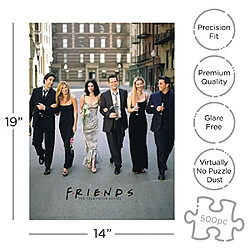 AQUARIUS Friends Wedding Puzzle (Puzzle de 500 piAces) - Marchandises et objets de collection sous licence officielle Friends - Sans Ablouissement - Ajustement prAcis - 14 x 19 pouces