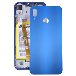 Wewoo Coque arrière bleu pour Huawei Nova 3e Couverture arrière d'origine 