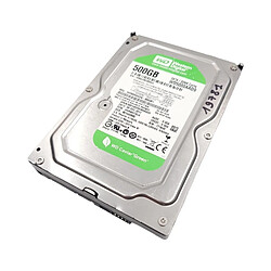 Disque Dur 500Go SATA 3.5 Western Digital Caviar Green WD5000AADS-56S9B1 5400rpm 32Mo