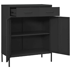 Acheter vidaXL Armoire de rangement Anthracite 80x35x101,5 cm Acier