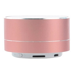 Avis Wewoo Enceinte Bluetooth d'intérieur or rose Mini haut-parleur stéréo portable, avec MIC intégré et ampli LED, Appels Mains-libres de ampère Carte TF, Distance: 10m