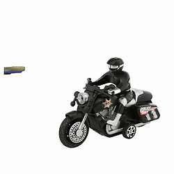 BigBuy Fun Moto de police 18 x 12 cm