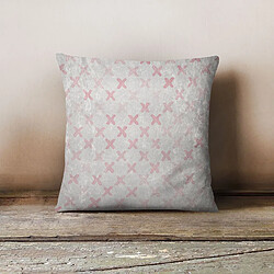 Homemania Housse de coussin en velours Spala - L. 43 x l. 43 cm - Rose