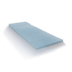 Olympe Literie Surmatelas Gel Refresh Surmatelas GEL REFRESH 90x190 cm | Mémoire de forme avec gel thermorégulateur