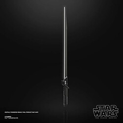 Ludendo Star Wars The Black Series Mandalorian Darksaber - Sabre laser Force FX Elite